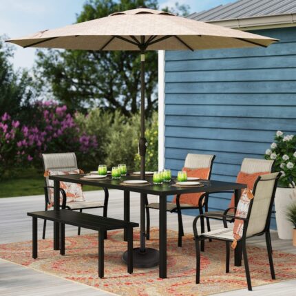 Foldable Rectangular Outdoor Dining Table
