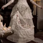 Rococo crinoline dress Long train for Christmas